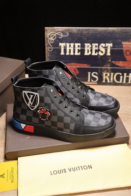 LV High-Top Fashion Men Shoes--088